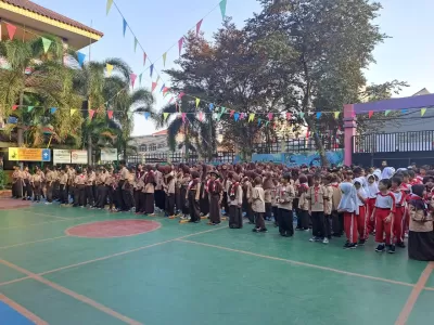 Upacara Peringkatan HUT Pramuka 63