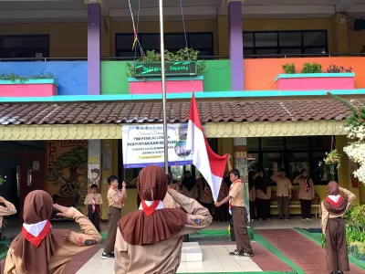 Upacara Peringkatan HUT Pramuka 63