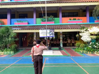 Upacara Peringkatan HUT Pramuka 63